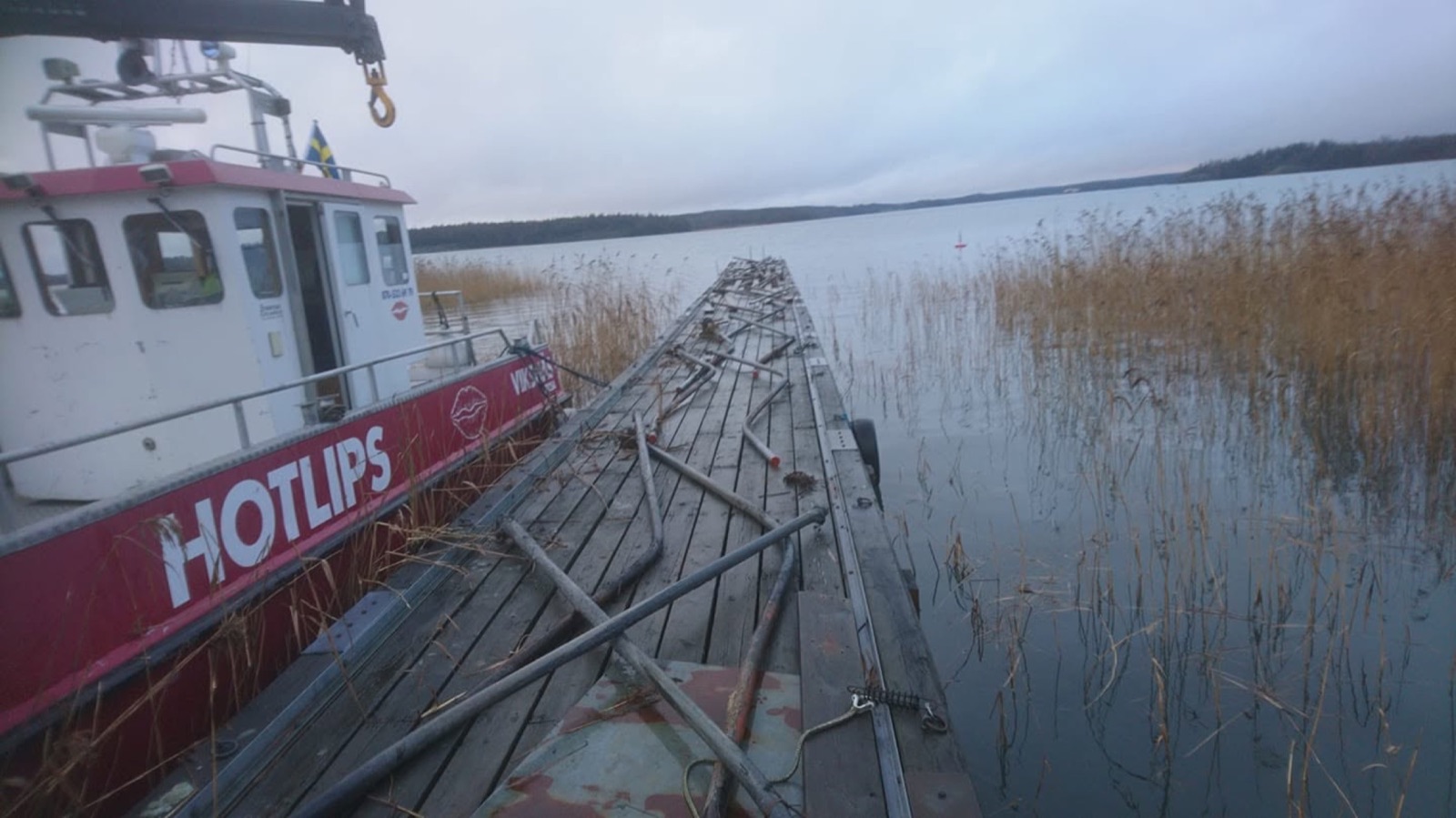 Hot Lips med ramp vid strandnära landning